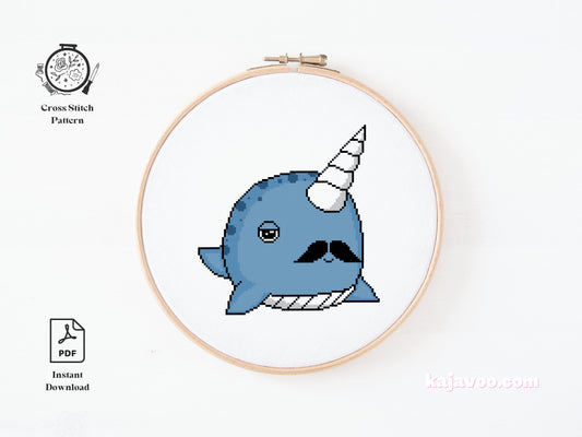 Mustache Narwhal